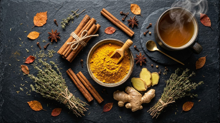 ۵ دمنوش و ادویه معجزهگر پاییزی برای تقویت