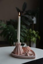 ست جا عود، جا شمع قلمی و وارمر با دیس قلب