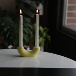 جا شمع قلمی دو عددی طرح بیضی و دایره