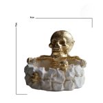 زیر سیگاری طرح اسکلت خاص از سنگ