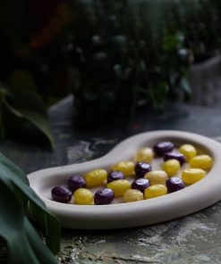 بشقاب طرح لوبیا سنگ مصنوعی
