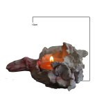 جا شمع وارمر طرح گل سنگ مصنوعی