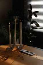 ست جا شمع ۳ عددی قلمی و جا شمع وارمر با جا عود