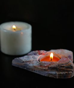 جا شمع وارمر سنگی طرح قلب