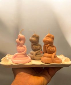 شمع مار ۱۴۰۴  – طراحی خاص با قلب
