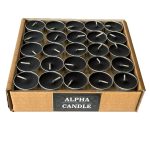 شمع وارمر مشکی 4 ساعت سوز بدون دود تایم سوز بالا