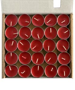 شمع وارمر 100 عددی 4 ساعت سوز قرمز