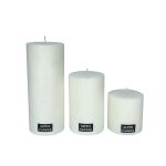 شمع استوانه سفید