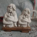 قالب سیلیکون طرح بچه و مادر مو فر