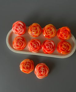 شمع گل رز رو آب