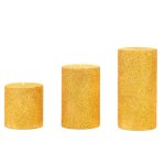 شمع استوانه قطر ۵ زرد