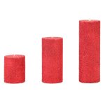 شمع استوانه ای قرمز قطر ۵