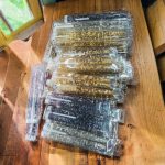 خرید شمع مدادی (بلند) کریستالی مشکی