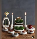 قالب سیلیکون بیس خام هفت‌سین گرد