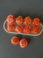 شمع گل رز کوچک 10 عددی