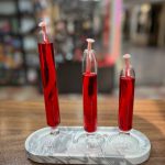 جا شمع پیرکس پارافین مایع قرمز