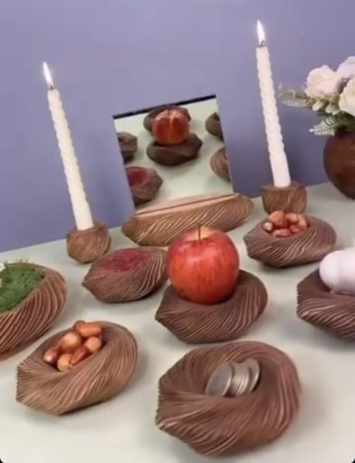 قالب سیلیکون و بیس خام هفت‌سین خطی دفرمه