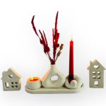 ست سنگ مصنوعی جا شمع وارمر و قلمی و گلدان – زیبایی و آرامش در یک ست دکوراتیو ست سنگ مصنوعی جا شمع وارمر و قلمی و گلدان یک انتخاب عالی برای کسانی است که به دنبال ایجاد فضایی زیبا، آرامش‌بخش و مدرن در خانه