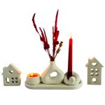 ست سنگ مصنوعی جا شمع وارمر و قلمی و گلدان – زیبایی و آرامش در یک ست دکوراتیو ست سنگ مصنوعی جا شمع وارمر و قلمی و گلدان یک انتخاب عالی برای کسانی است که به دنبال ایجاد فضایی زیبا، آرامش‌بخش و مدرن در خانه