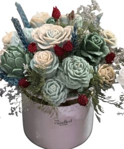 دسته گل شمع جاودانه زیبایی و نور