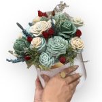 دسته گل شمع جاودانه زیبایی و نور