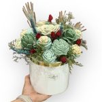 دسته گل شمع جاودانه زیبایی و نور