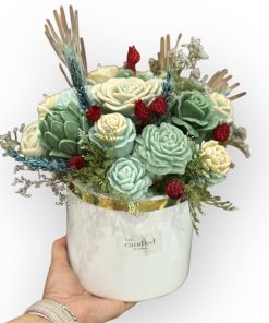 دسته گل شمع جاودانه زیبایی و نور