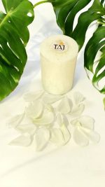 شمع استوانه‌ای قطر ۷ و ارتفاع ۱۰ سانتیمتر