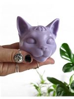 قالب سیلیکون گربه با چشم سوم