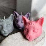 قالب سیلیکون گربه با چشم سوم