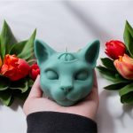 قالب سیلیکون گربه با چشم سوم