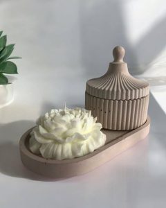 جار شمع مراکشی به همراه گل آلاله