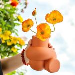 قالب سیلیکون گلدان پا