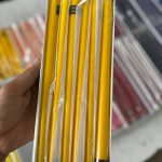 شمع قلمی زردکهربایی