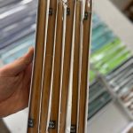 شمع قلمی قهوه‌ای ۳۰ سانت