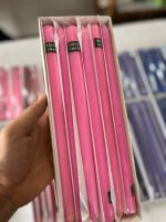 شمع قلمی صورتی