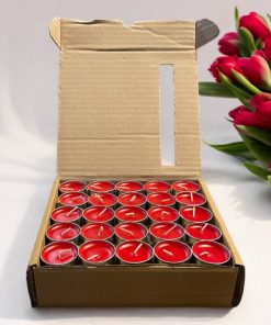 شمع وارمر قرمز بسته 100 عددی