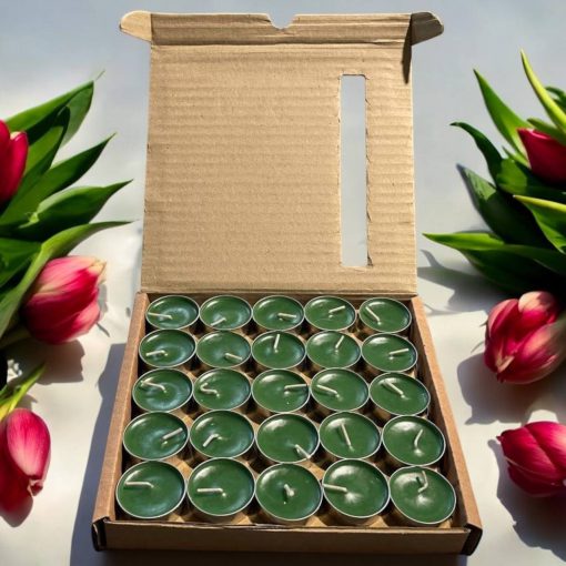 شمع وارمر 100 عددی سبز زمردی