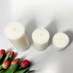 شمع استوانه‌ای قطر ۸