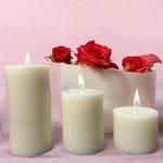 شمع استوانه‌ای قطر ۸