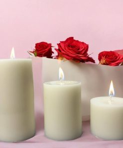 شمع استوانه‌ای قطر ۸