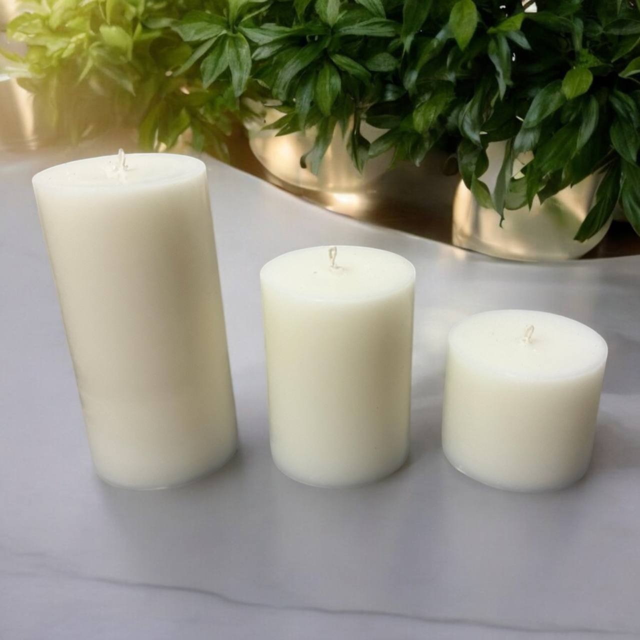 شمع استوانه‌ای قطر ۸