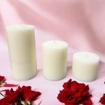 شمع استوانه‌ای قطر ۸