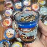 شمع عطری شیشه ای با سوخت بالا