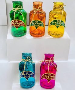 گلجا شیشه ای رنگی بلند
