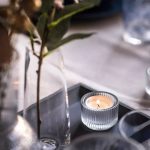 جا شمع وارمر شیشه ای