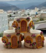 جار شمع و سنگ کلبه آرامش