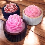 جار شمع گل سنگی