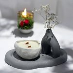 ست دکوری شمع و سنگ پافیلی