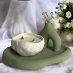 ست دکوری شمع و سنگ پافیلی